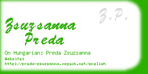 zsuzsanna preda business card